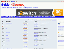 Tablet Screenshot of guide-hebergeur.net